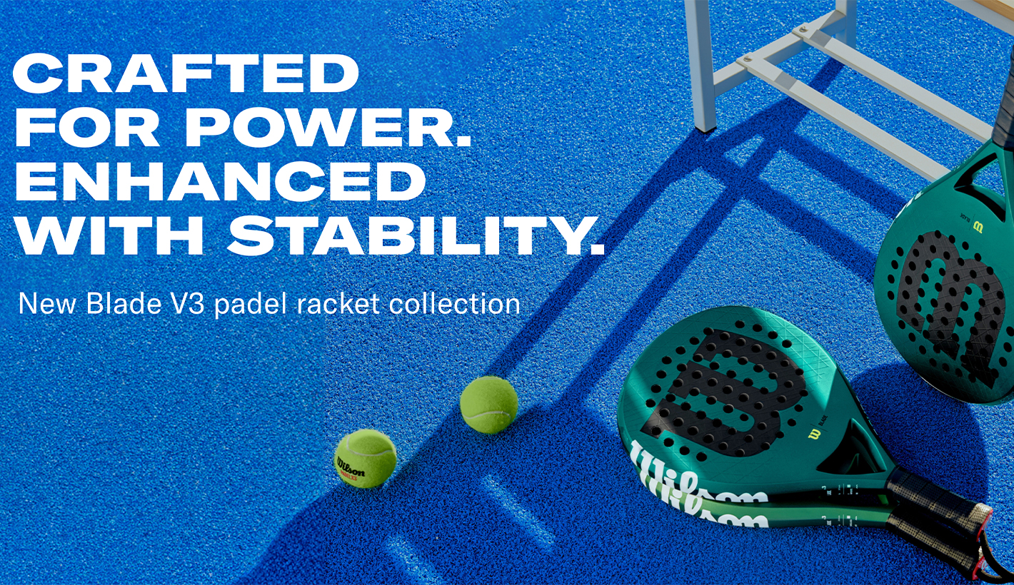 Ontdek de Wilson Blade V3 rackets: Power with Stability